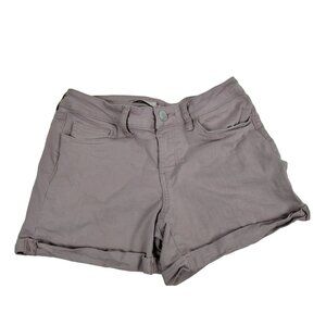 So Misses 9W Low Rise Lavender Denim Midi Shorts